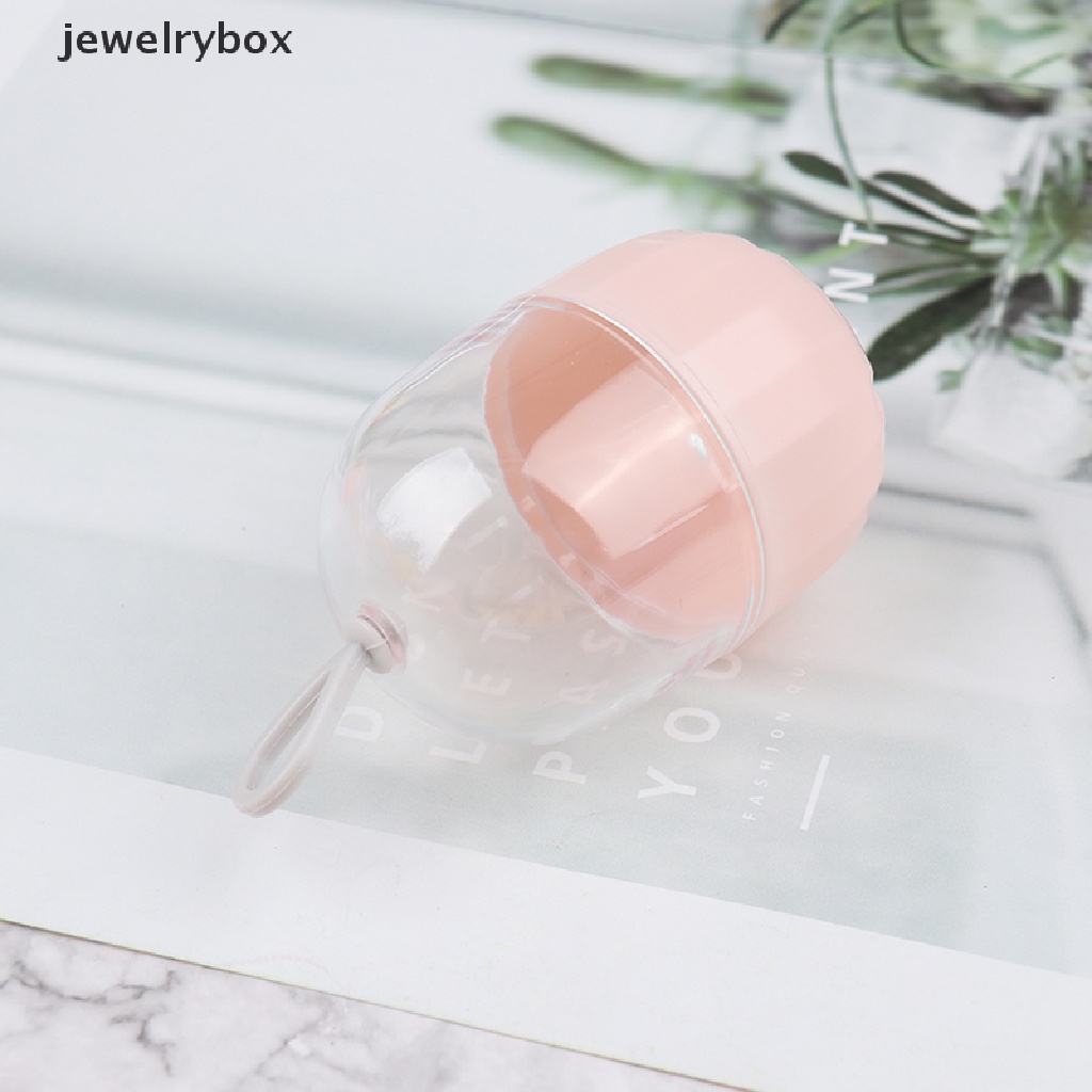 [jewelrybox] 1xbeauty Spons Stand Tempat Penyimpanan Makeup Puff Holder Kosong Kosmetik Pengeringan Kotak Butik