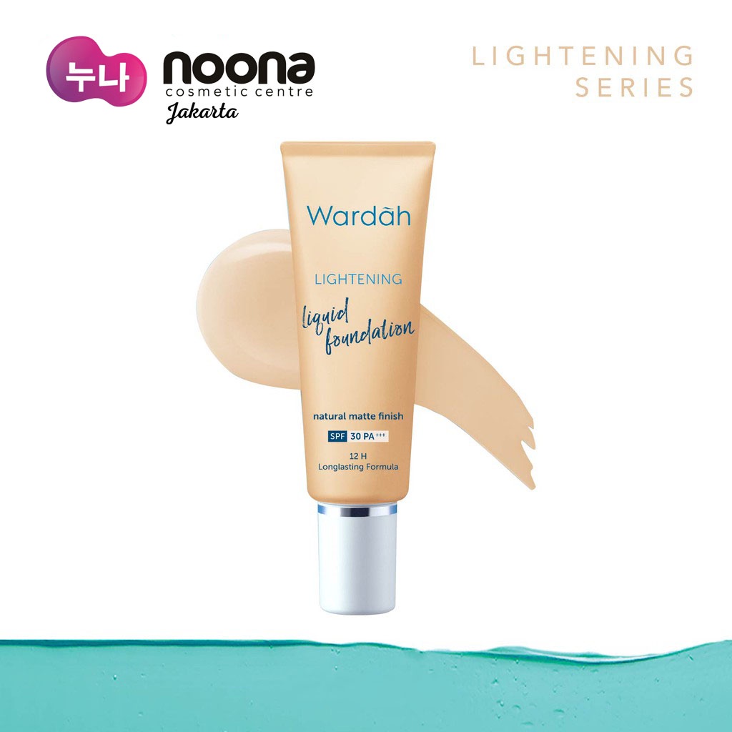 WARDAH LIGHTENING LIQUID FOUNDATION SPF30 PA +++ 25ML -NJ