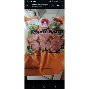 

Ayoma rolade ayam 225 gram