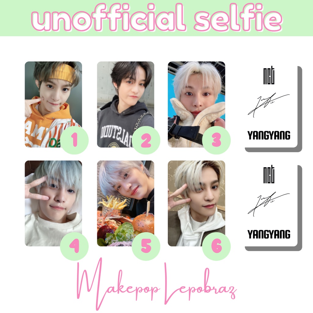 [PART 3B] [MIN. 3 PC]  NCT WAYV UNOFFICIAL SELFIE - BOYFRIENDABLE DOYOUNG JENO XIAOJUN CHENLE JISUNG YANGYANG