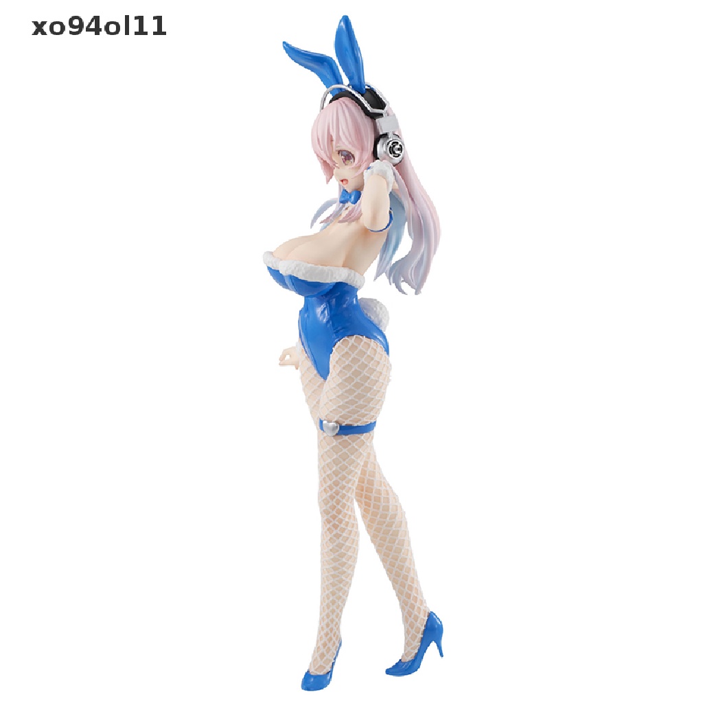 Xo Bicute Bunnies Figure SUPER SONICO Blue Rabbit Ver Anime PVC Action Figure Mainan OL