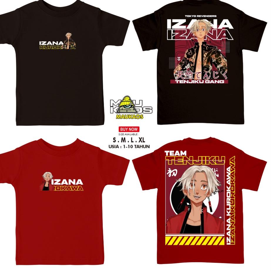 [ART. 799915] TRIANGLE Kaos Anak Tokyo Revengers IZANA KUROKAWA Kaos Anime