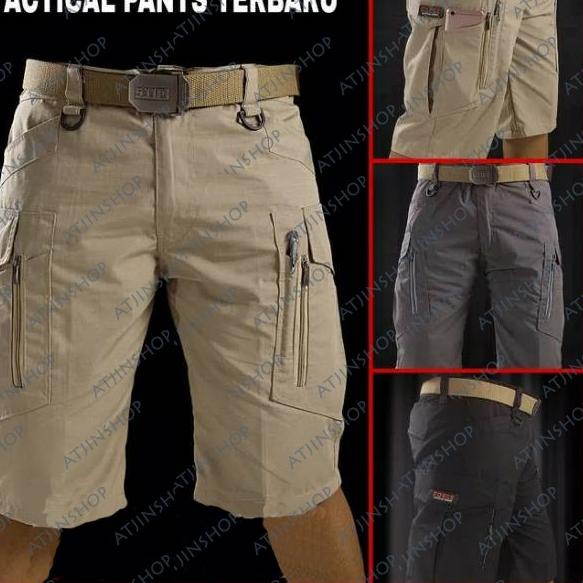✪ Atjin- Celana Pendek W-Tac Pria Kualitas ORI Tebal dan Anti Gesek (Tidak berbulu) [ SIZE 28-44] ➽