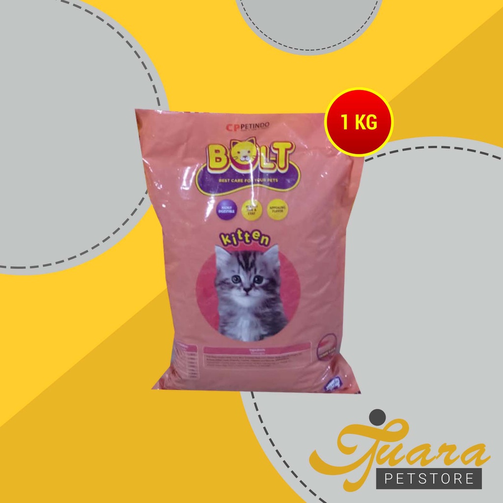 Bolt Kitten Makanan anak Kucing Kering Dry Cat Food 1 KG