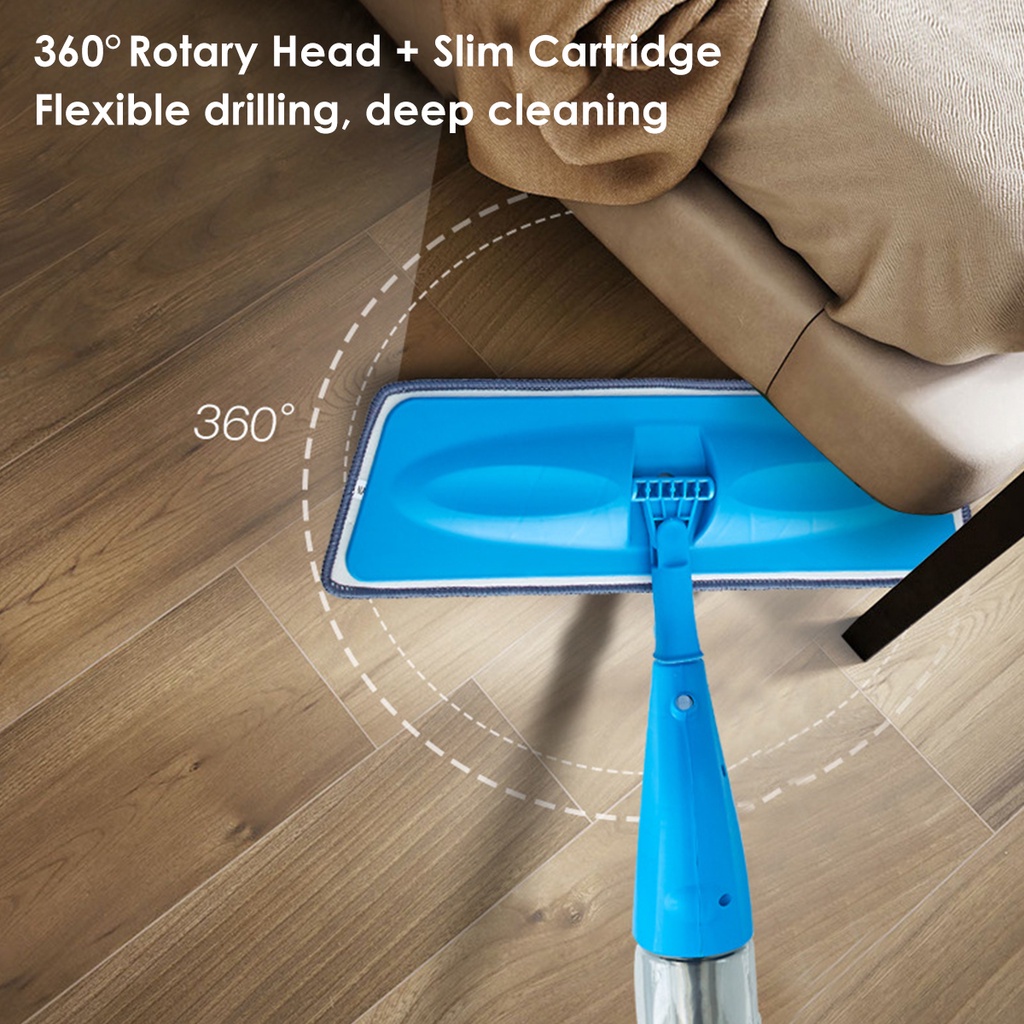Spray Mop [A] Alat Pel Lantai Semprot Air Stainless Pembersih Rumah