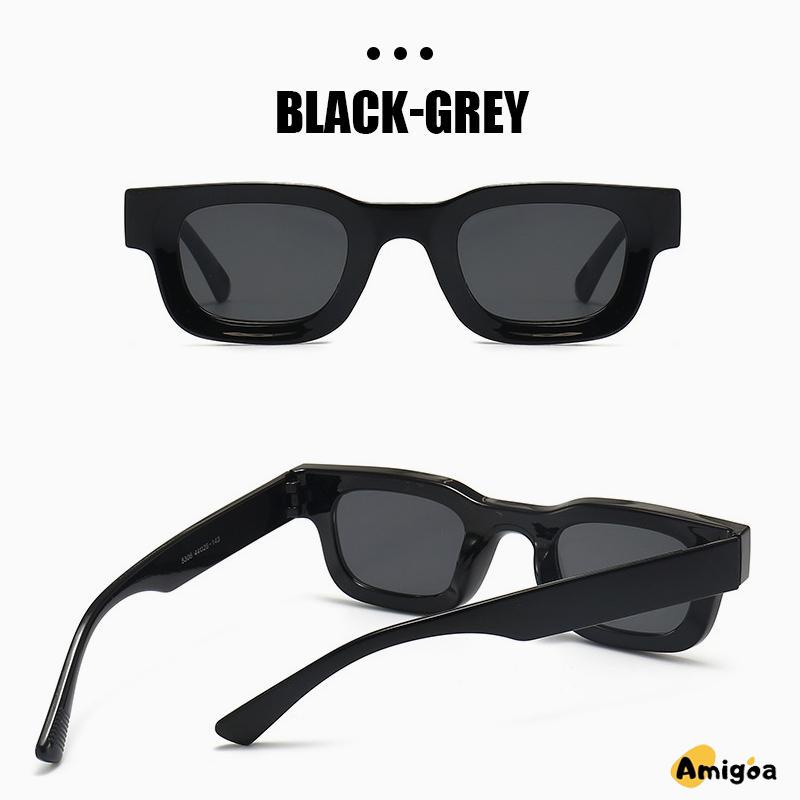 Small Square Glasses European and American Style Hip-hop Punk Polarized Sunglasses - AG2