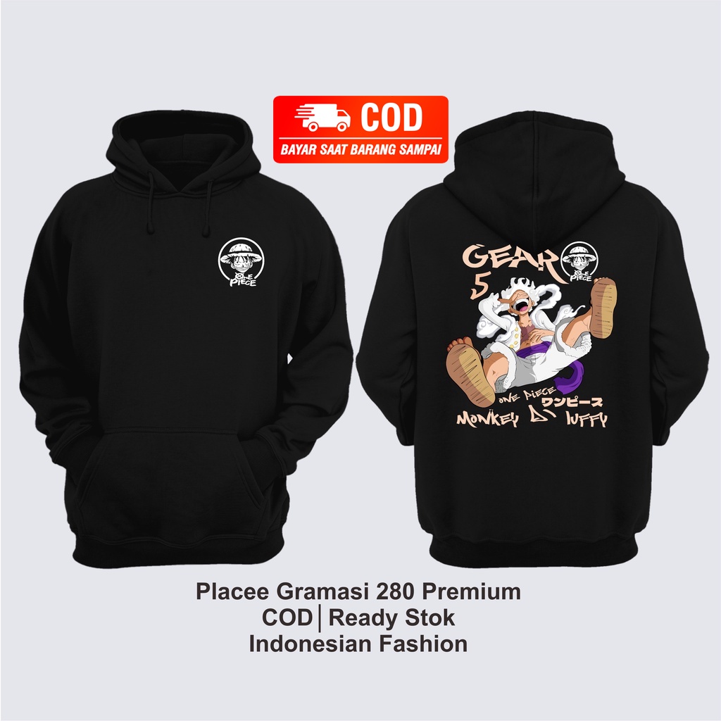 PROMO COD Hoodie Oversize Hoodie Unisex Hoodie Anime Hoodie LUFFY GEAR 5 japanese Anime Anime /Anime