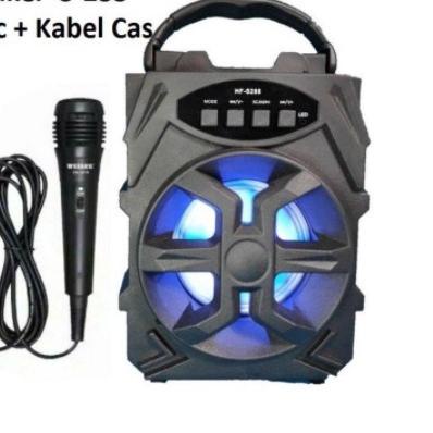 ♦ Speaker Bluetooth HF-S288 + Mic Karaoke Wireless Portable Speaker/Speaker Murah/Salon Karaoke HF S