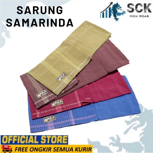 Sarung Sholat SAMARINDA HBA Premium Lebaran Puasa Hadiah / Sarung Sarinda HBA MURAH 120 X 110 Corak Terang Gelap / Sarung Ibadah Lebaran - sckmenwear GROSIR