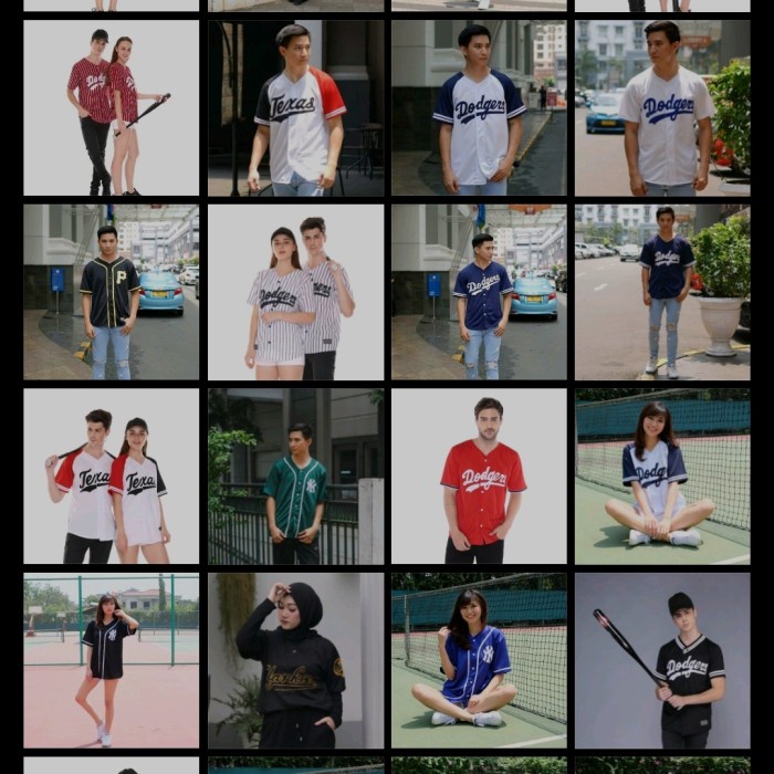 Bisa COD BAJU JERSEY BASEBALL ORIGINAL BASEBALL Original Asli