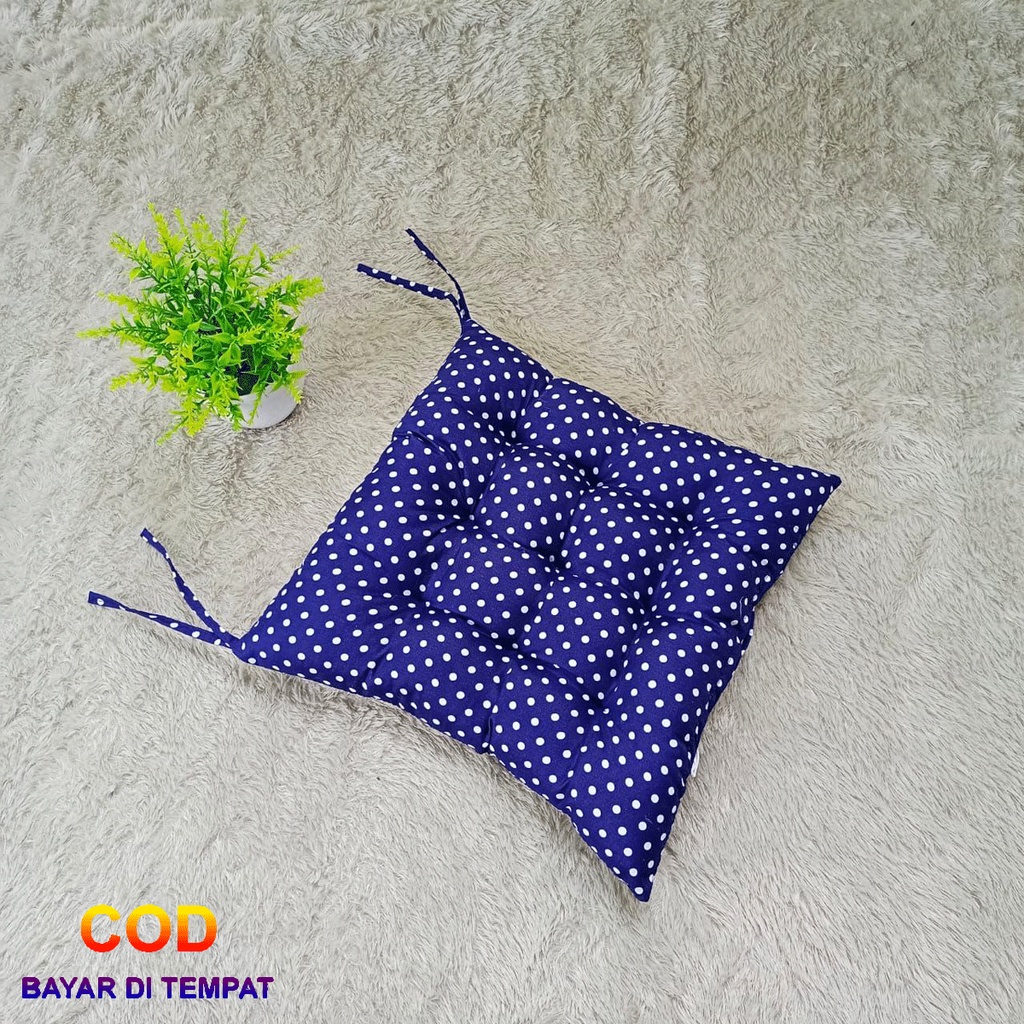 ✅COD BANTAL ALAS DUDUK KURSI SOFA MOBIL KANTOR PILLOW LESEHAN DAKRON EMPUK ANEKA WARNA MOTIF POLOS POLKADOT