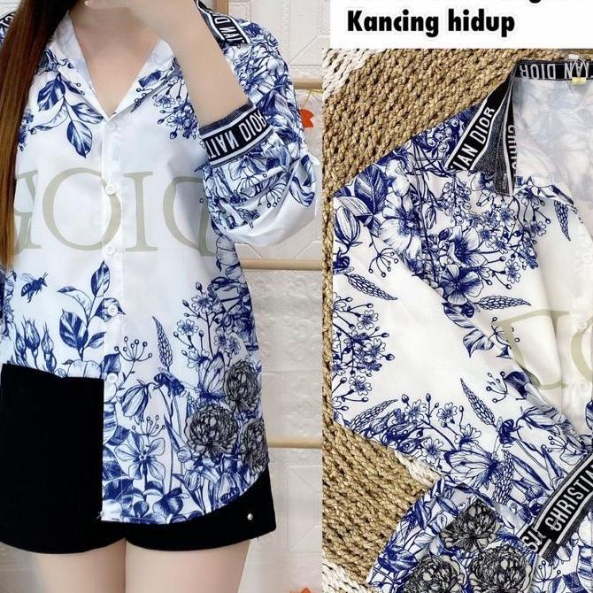 ✻ KEMEJA BANGKOK FLOW KATUN SILK IMPORT ➢