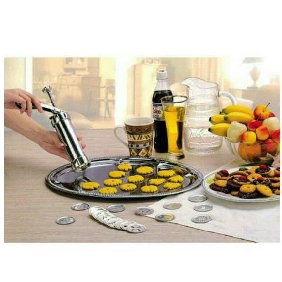 Cinstore Alat Cetak Biskuit, Cetakan Kue Kering Standar ITALY, Biscuit &amp; Cookie Maker Nagako