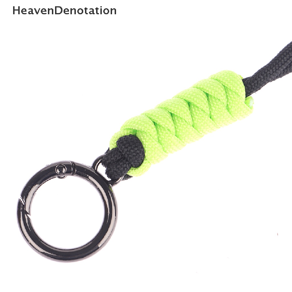 [HeavenDenotation] Lanyard Ponsel Leher Lanyard Tali Adjustable Untuk Holder Lencana Kartu Kunci HDV