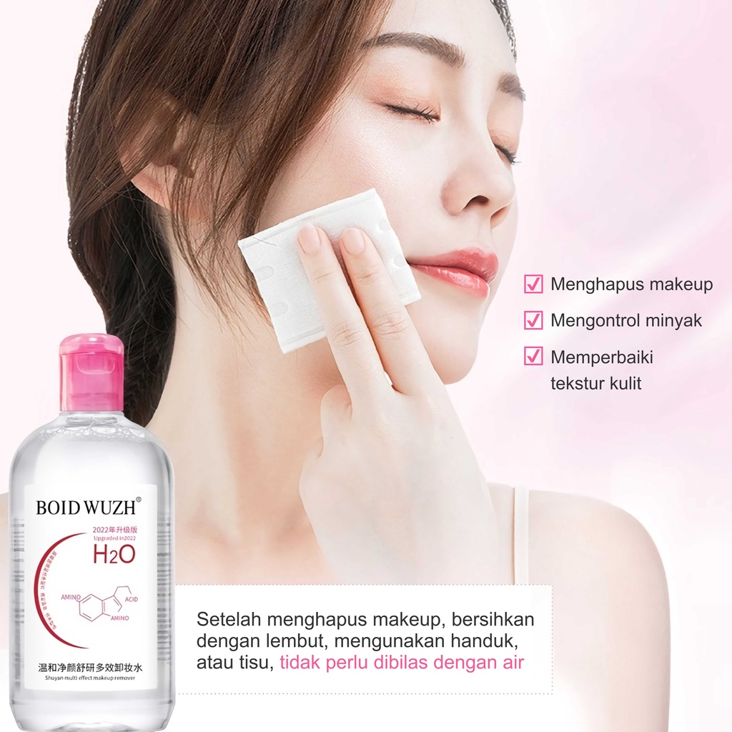 BOIDWUZH Penghapus Makeup Ukuran 500ML Gentle Cleansing Soothing Makeup Remover