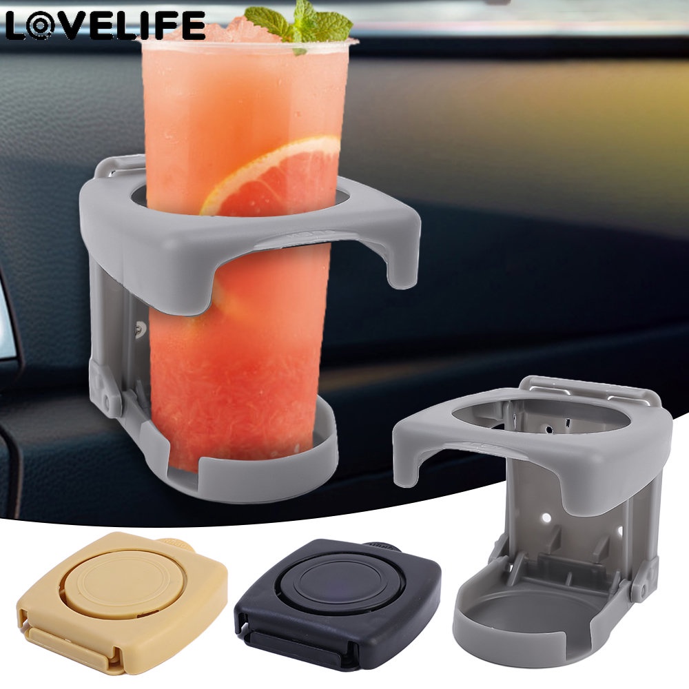 3warna Aksesoris Interior Mobil Outlet Udara Tempat Minuman Mobil Universal Lipat Tempat Cangkir Air Water Cup Holder Car Drink Cup Holder