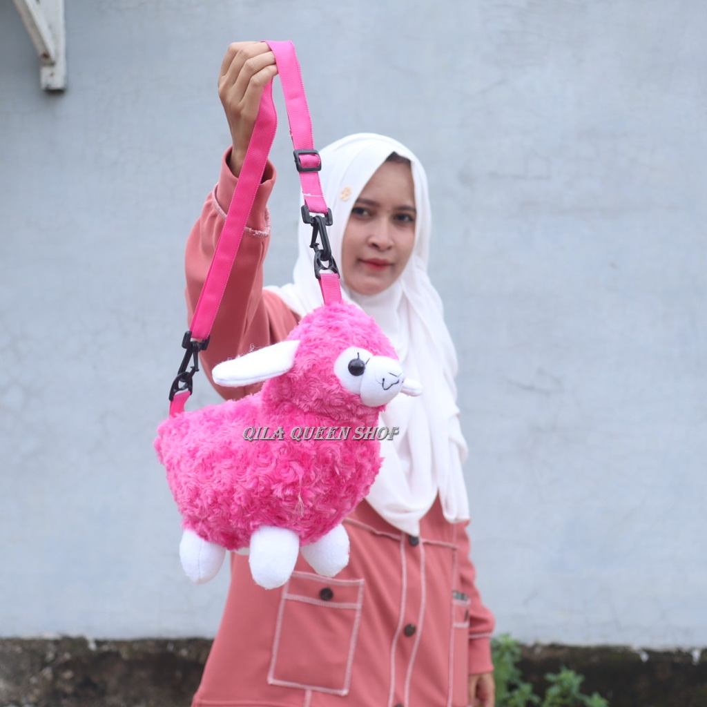 TAS BONEKA KAMBING MURAH, TERLARIS BISA COD