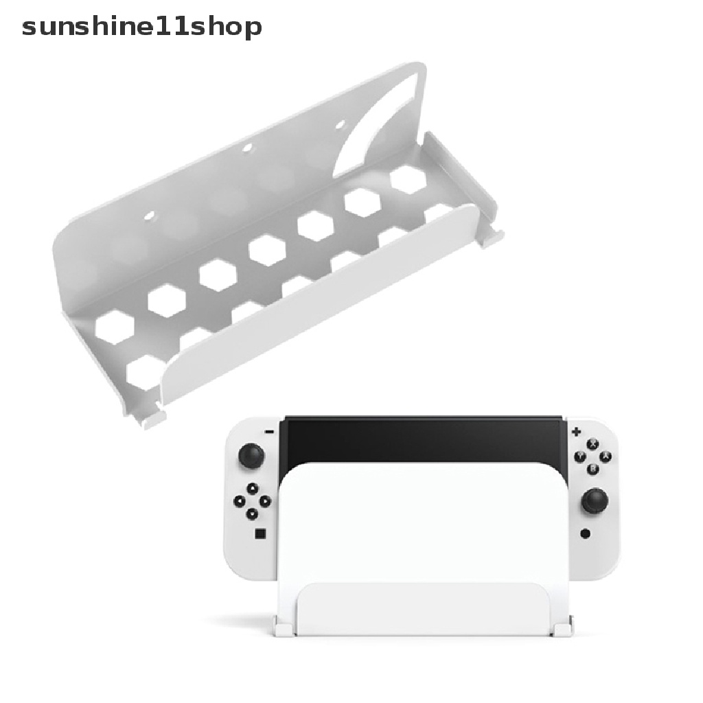 Sho Holder Gantung Dinding Untuk Nintendo Switch/Nintendo Switch OLED Host Wall Mount Storage Support Untuk NS OLED Game Console N