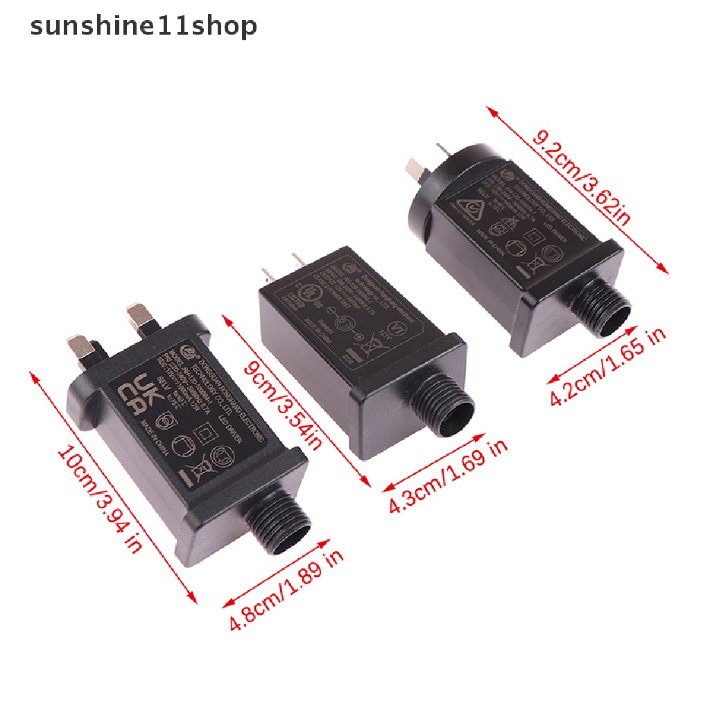 Sho 1Pc Adaptor Daya IP44 Trafo Daya Standar British Amerika Australia N