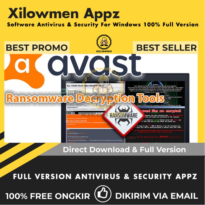 [Full Version] Avast Ransomware Decryption Tools Pro Security Lifetime Win OS