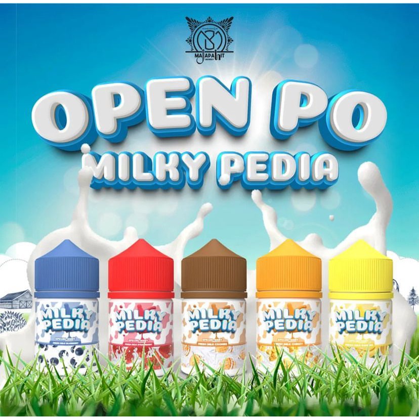 TERBARU LQIUID MILKY PEDIA SERIES 60ML BY MAJAPAHIT BREWERY