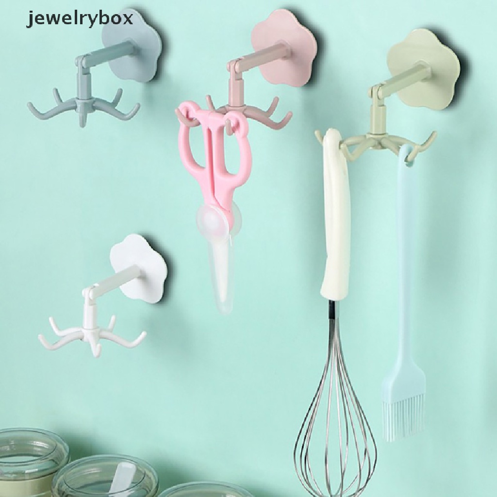 [jewelrybox] Kait Dapur Kait Serbaguna 360derajat Rotatable Organizer Storage Hanger Butik