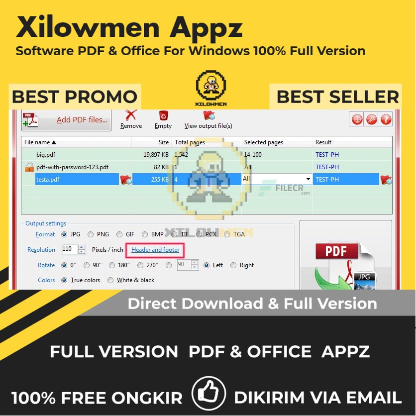 [Full Version]  TriSun PDF to JPG Pro PDF Office Lifetime Win OS
