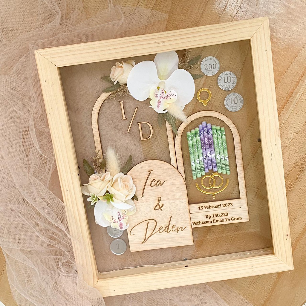 Mahar Dome Minimalis Laser Cut Mahar Pernikahan Mahar Akrilik Mahar Rustic Mahar Transparan Mahar