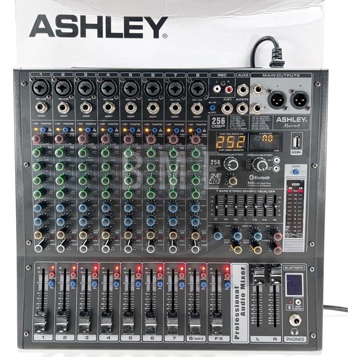 Promo Mixer ASHLEY MACRO 8 / MACRO8 8 CHANNEL ORIGINAL