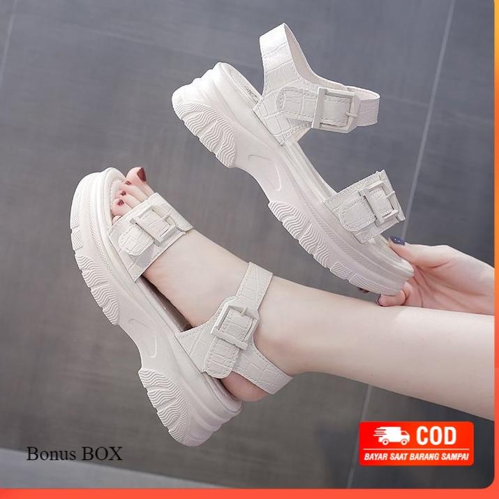 TERBARU [ ORIGINAL IMPORT ] Sepatu Sandal Wanita Import Premium Quality Sandal Gunung ID134