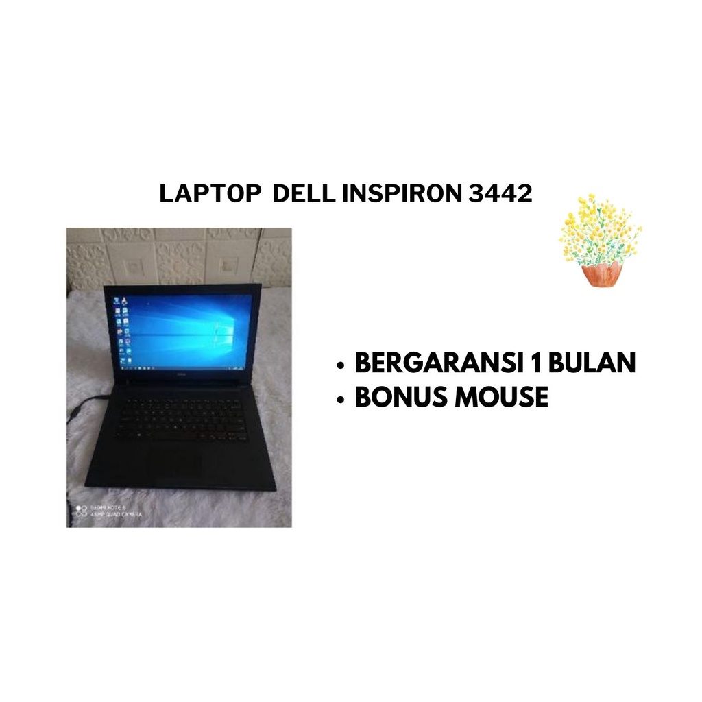 LAPTOP DELL INSPIRON 3442,LAPTOP BEKAS MULUS,LAPTOP SECOND,LAPTOP MURAH,LAPTOP BEKAS BERKUALITAS