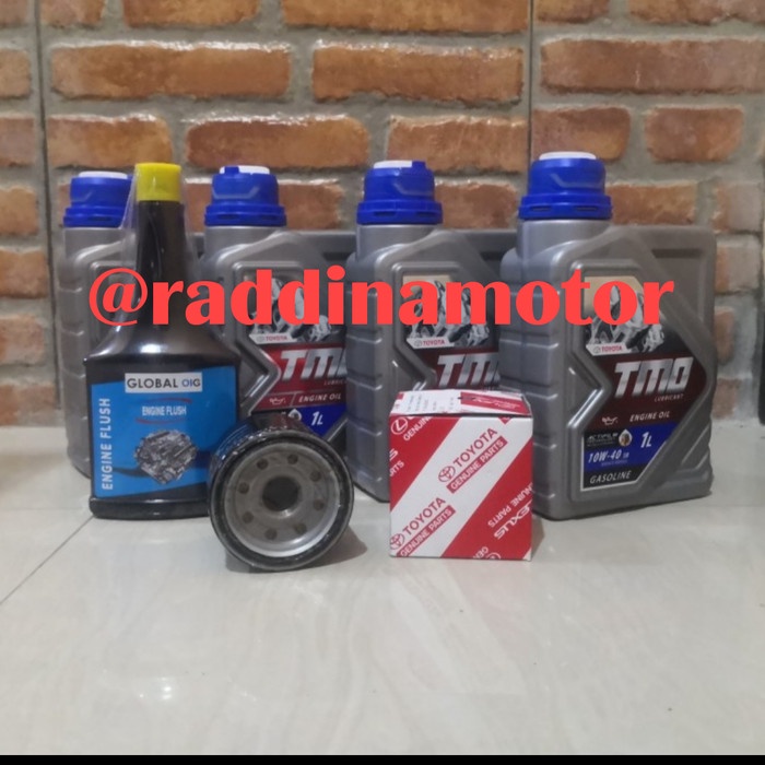 Terlaris Paket Oli Mesin Toyota Tmo 10W40 Avanza Rush Calya Agya