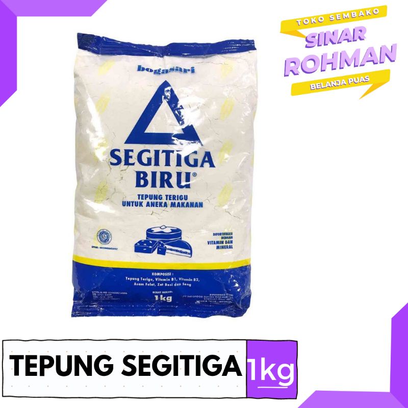 

TEPUNG TERIGU ANEKA MAKANAN TEPUNG SEGITIGA KEMASAN 1KG