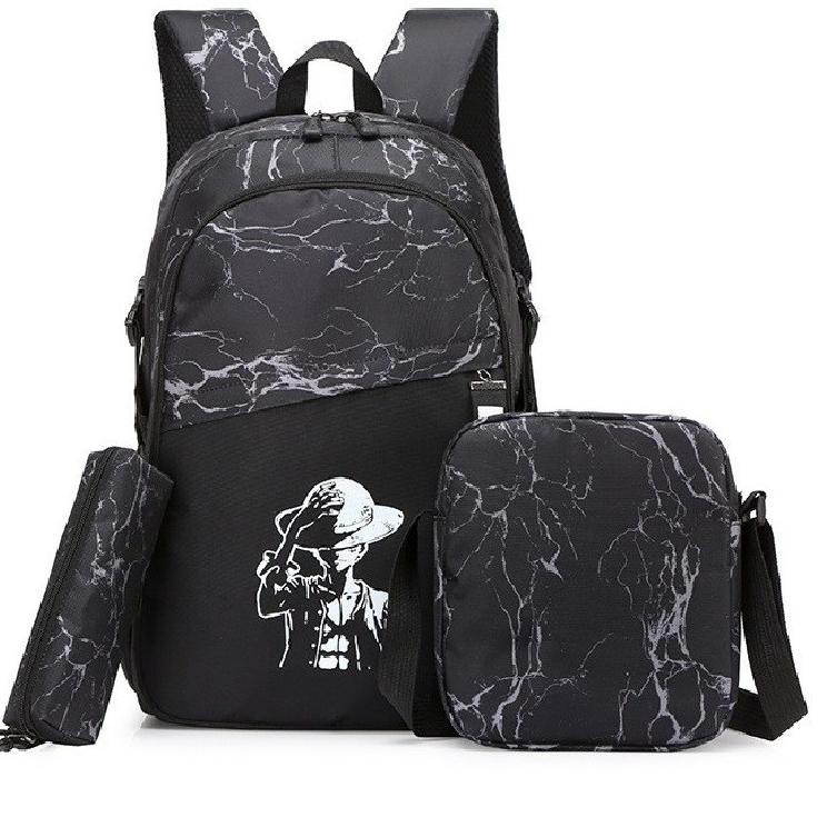 ✥ Techdoo Tas Ransel Pria 3 in 1 Backpack Tas Punggung Sekolah Tas Laptop Tas Cowok Bahu Import TR80