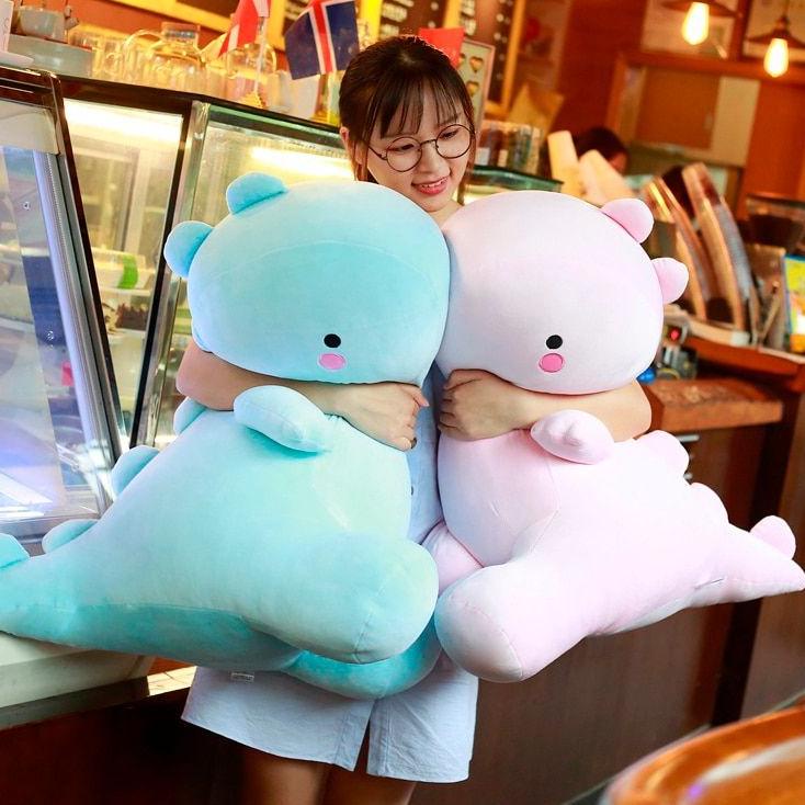 ➵ Mainan Boneka Dinosaurus Lucu Imut Terbaru Bahan Plush Lembut Untuk Hadiah Anak Couple Pasangan ✩