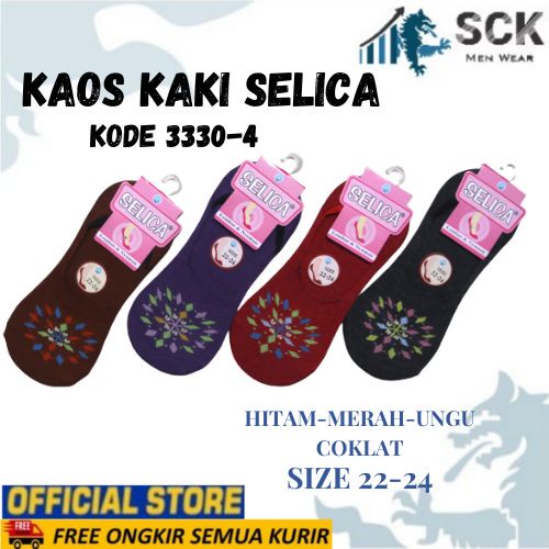 Kaos Kaki Wanita SELICA 3330-4 / Kaus Kaki Wanita Bawah Mata Kaki Cewek