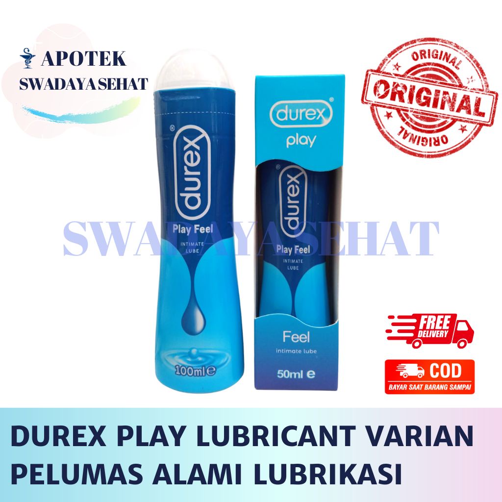 DUREX PLAY FEEL LUBRICANT 100 ML Lubrikasi 50mL - Pelumas Alami