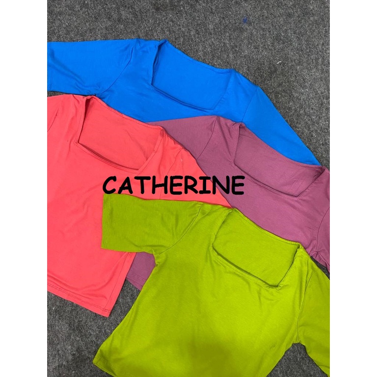 KAOS POLOS 6837/TSHIRT WANITA CROP/KAOS BASIC