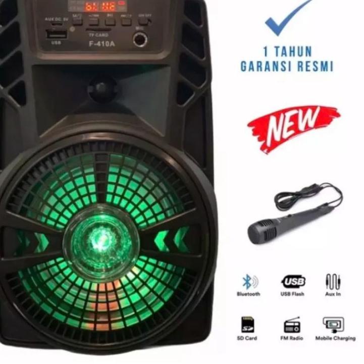 ✧ Speaker Bluetooth XTM-8118/ST-5001 Bonus Mic karaoke player FM Radio digital ֍