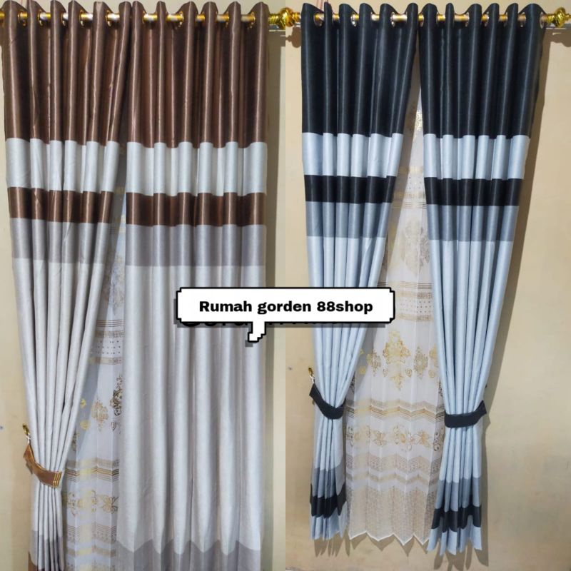 Gorden blackout import pelangi gorden smokring gorden jendela pintu