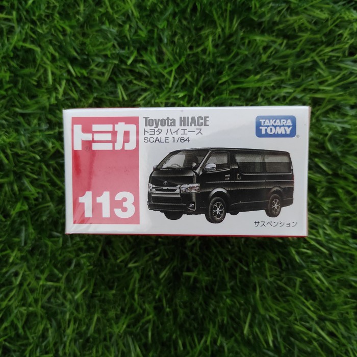 Diecast Tomica 1/64 #113 Toyota Hiace Black