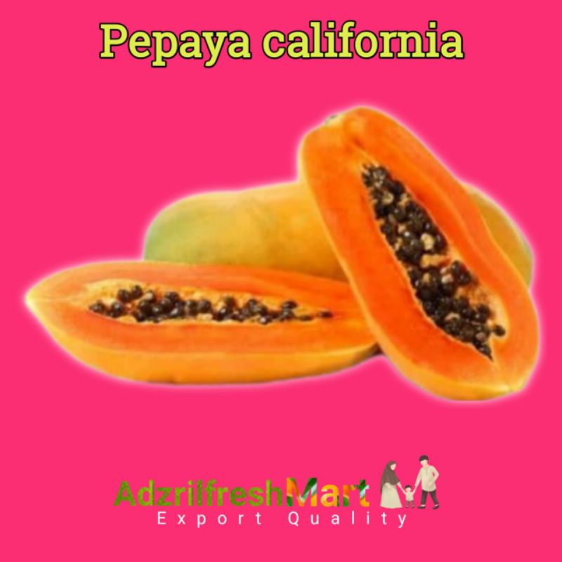 

PEPAYA CALIFORNIA SIZE 1,2 - 1,5KG PER BUAH