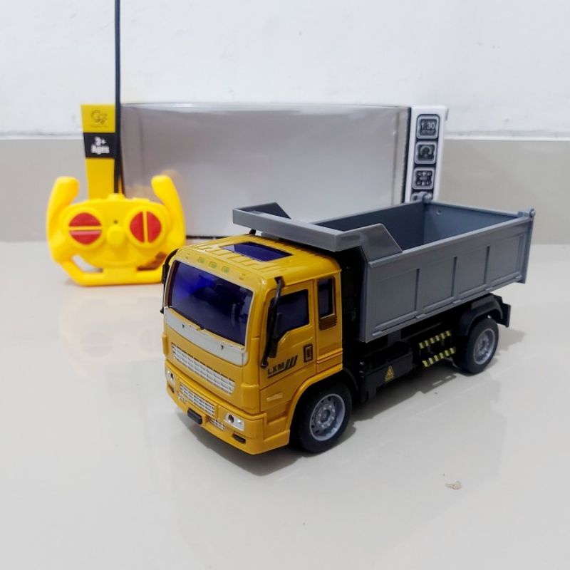 Mainan RC Dump Truck Remote Control - Mobil Truk Pasir Remot Kontrol Anak Laki