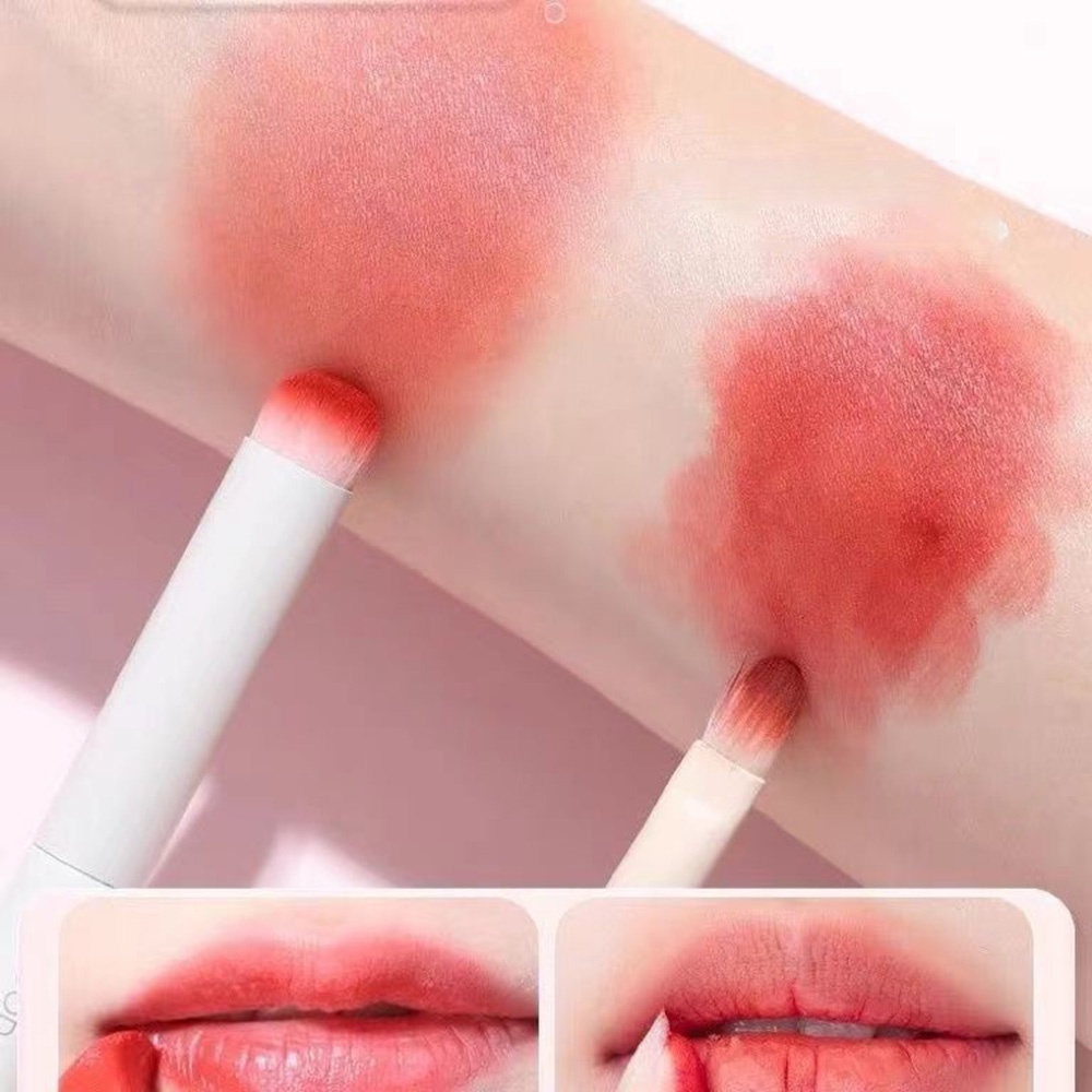 1pcs Sikat Concealer Bibir Kepala Bulat Lembut Brush Makeup Alat Kecantikan