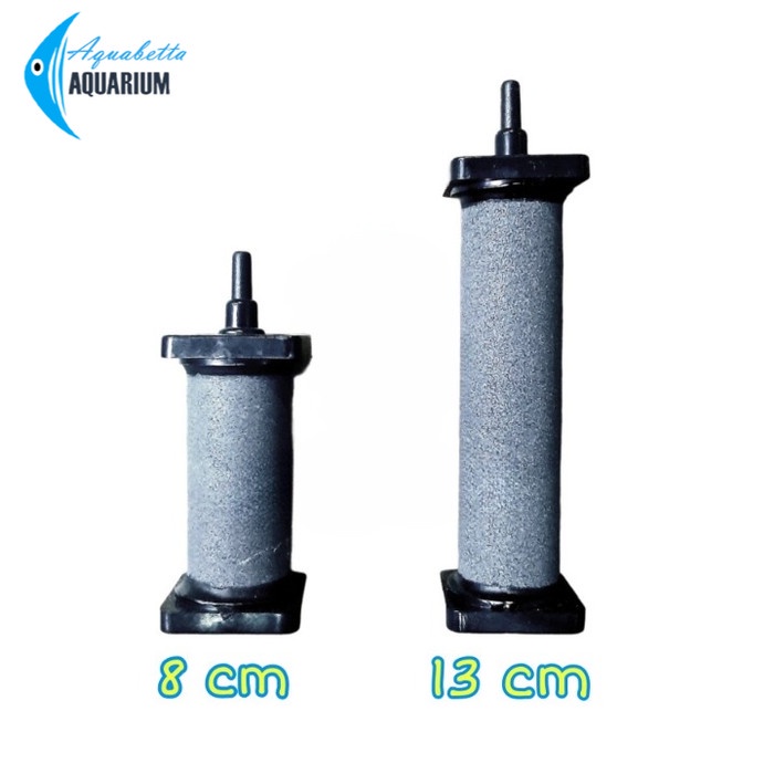 Airstone Silinder Batu Aerator Hi Oxy Oksigen Gelembung 8CM/10cm/13cm