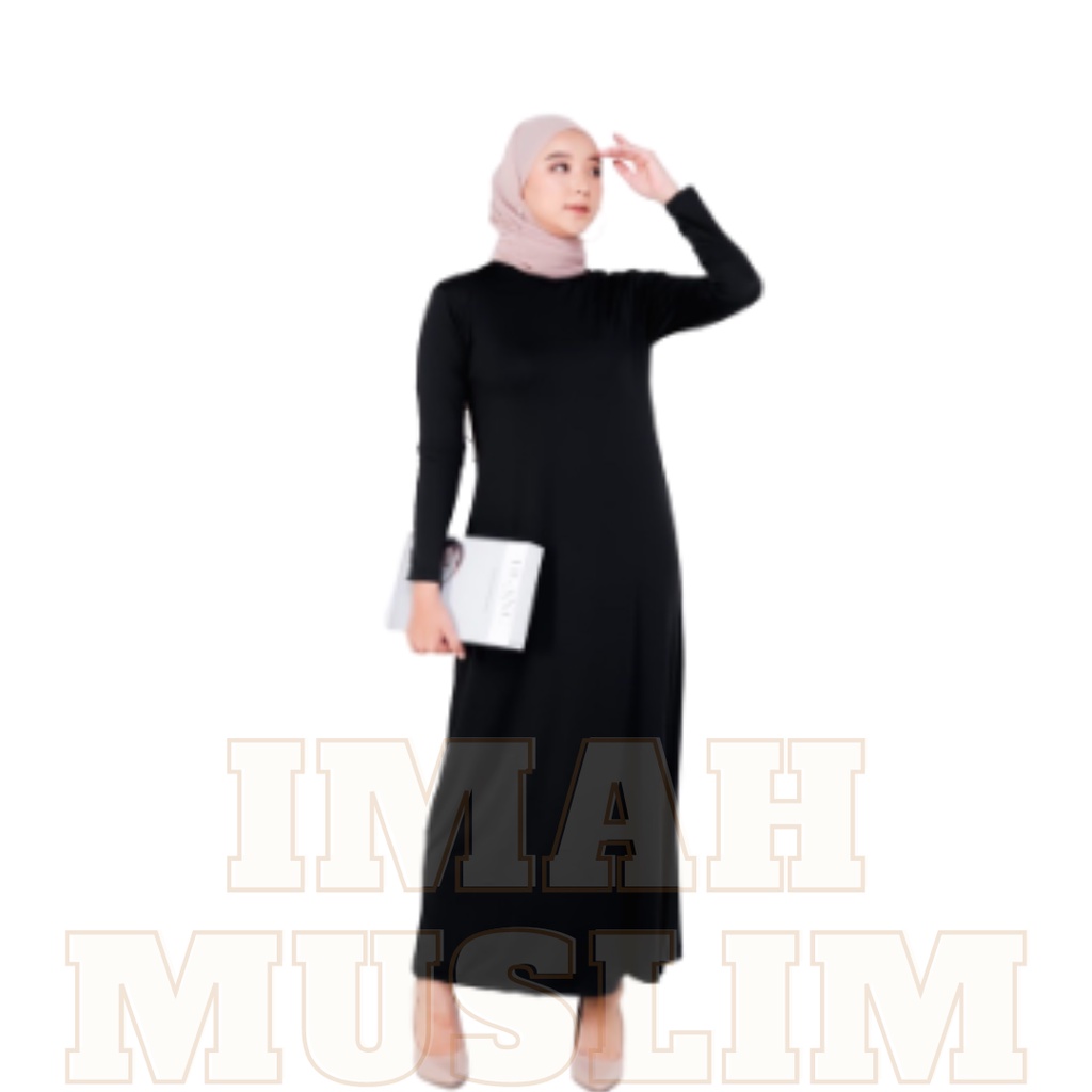 MANSET GAMIS LONGSLEEVE | INNER DRESS LONGSLEEVE TURTLENECK BAHAN RAYON UNIQLO PREMIUM MATERNITY