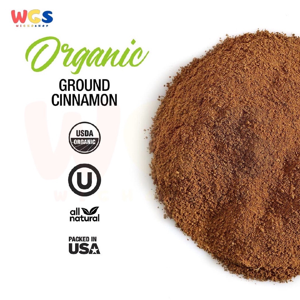 The Spice Lab Organic Ground Cinnamon 1.6oz 45g