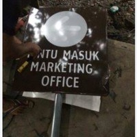 

custom ukuran gambar rambu lalu lintas parkir tiang sign board
