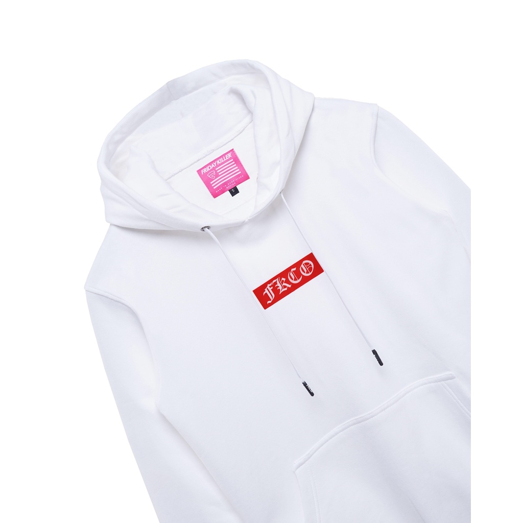 JAKET FRIDAY KILLER | OLDBOX WHITE HOODIE