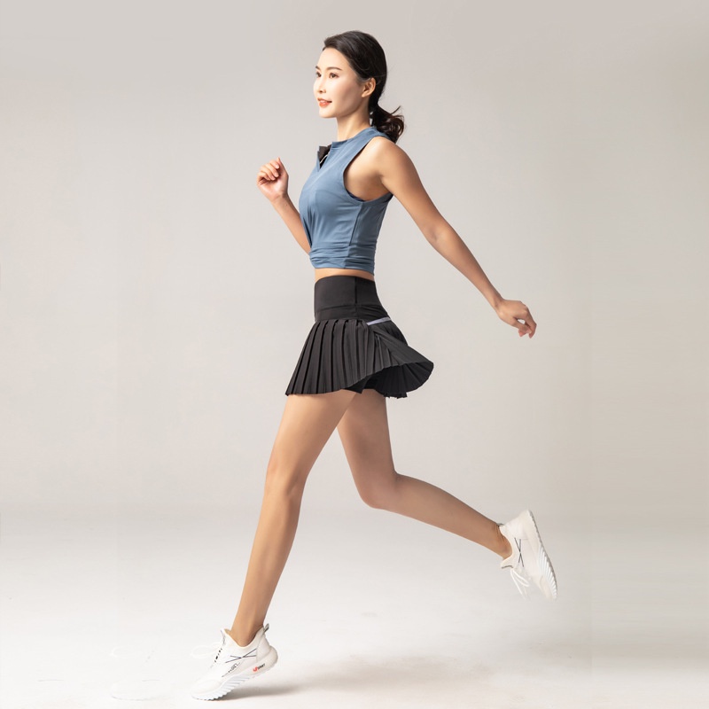 (COD) DK09 Celana Rok Senam Wanita Training Sport Pendek Aerobik Gym Yoga